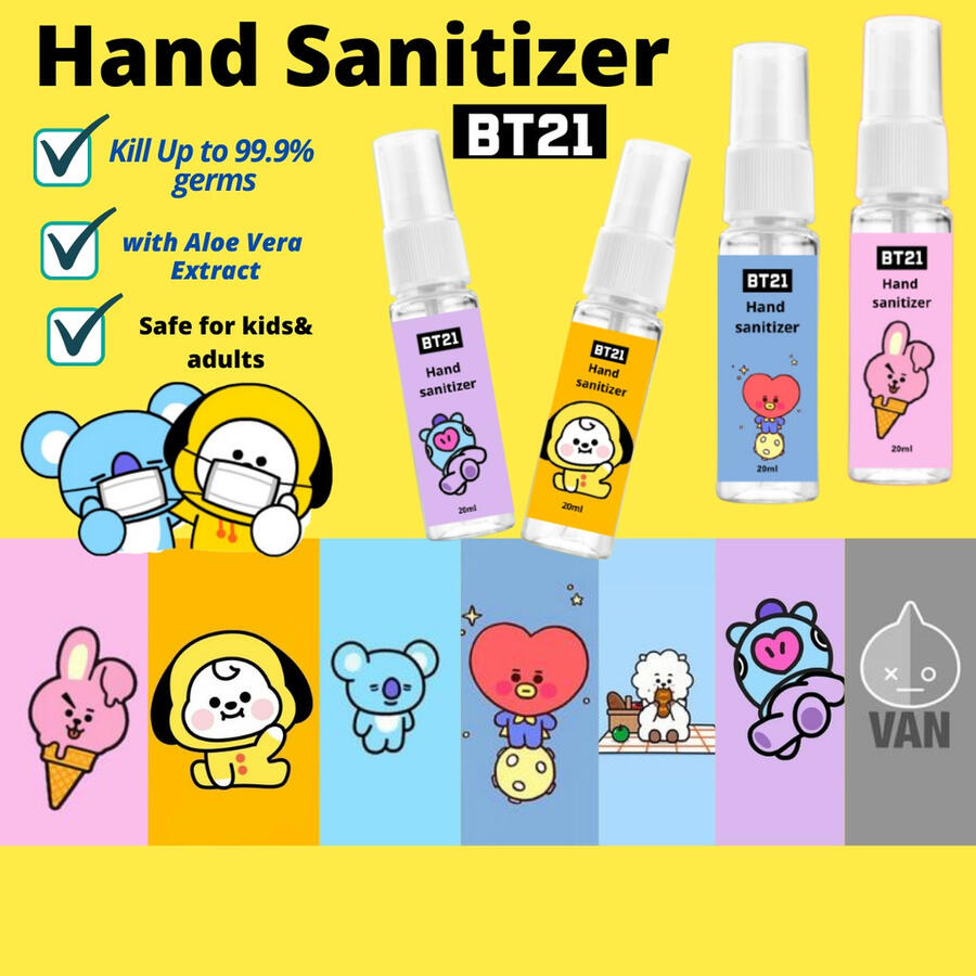 bt21 hand sanitizer (code: 1)